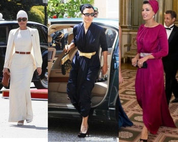 Sheikha Mozah bint Nasser Al Missned is famous for her impeccable and glamorous style